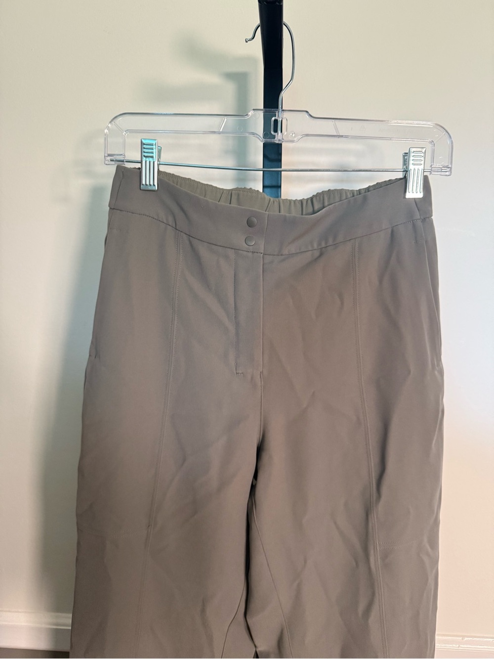 Lululemon Dynamic Days Travel Pant Grey Sage Size 26 Comfy Quick Dry Sleek Casua - Picture 5 of 9